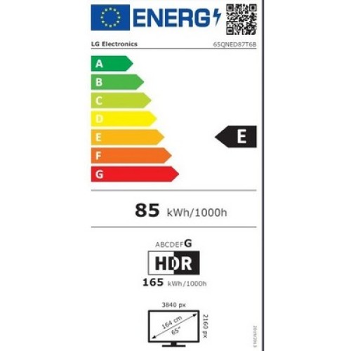 TV UHD LG 65QNED87T6B SMART